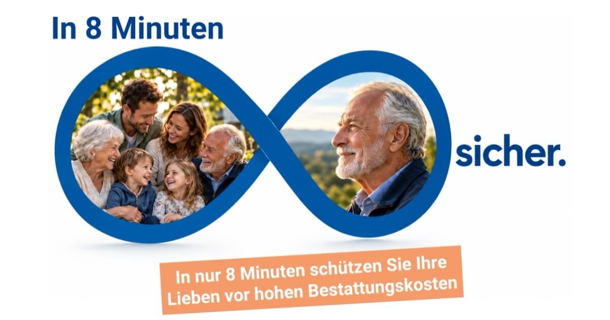 Sterbegeldversicherung online abschließen | Schutz für Angehörige